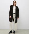 Hypercoat Women's Brown Suede Coat