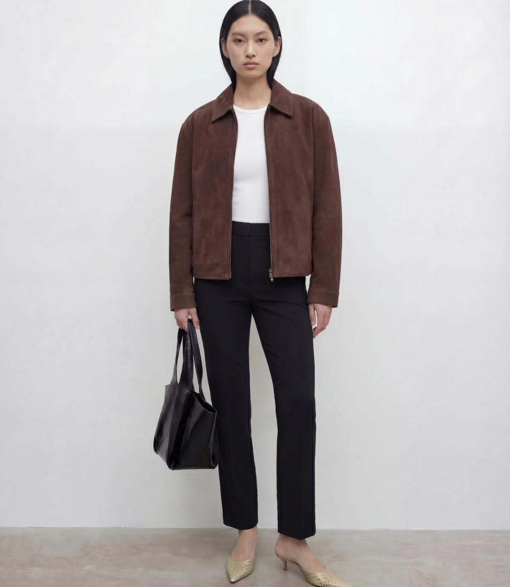 Hypercoat Women's Light Brown Nubuck Jacket